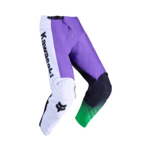 Fox 180 Kawasaki Motocross Pants Purple/White - Image 1