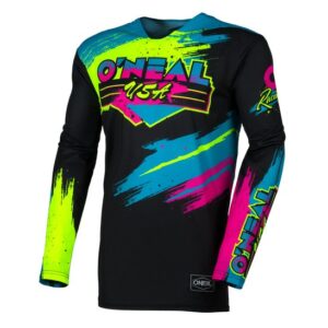 O'Neal MAYHEM Reseda Motocross Jersey Black/Neon - Image 2