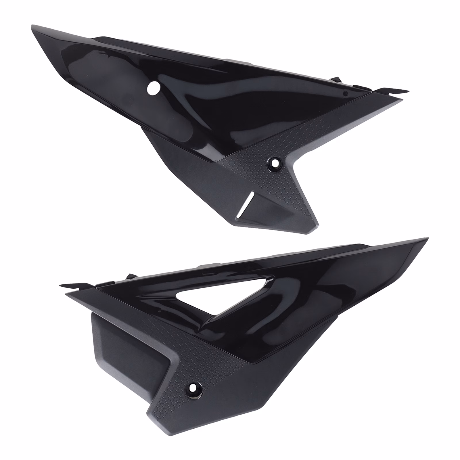 Polisport Side Panels Honda CRF250R/RX / CRF450R/RX '25 - Black - Image 1