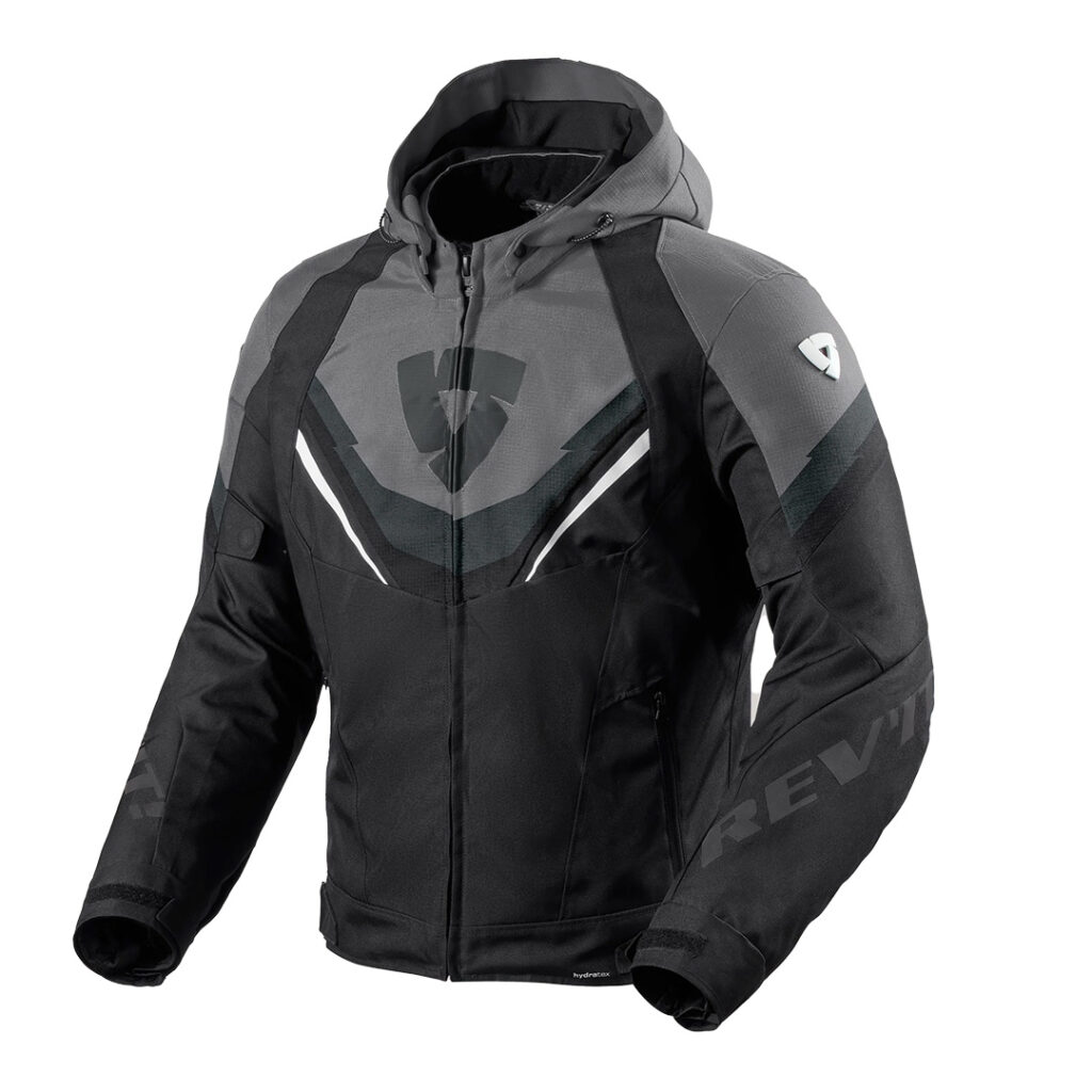 REV'IT! Quantum 3 H2O Road Jacket Black Grey