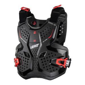 Leatt 3.5 Junior Chest Protector - Black / Red - Image 1
