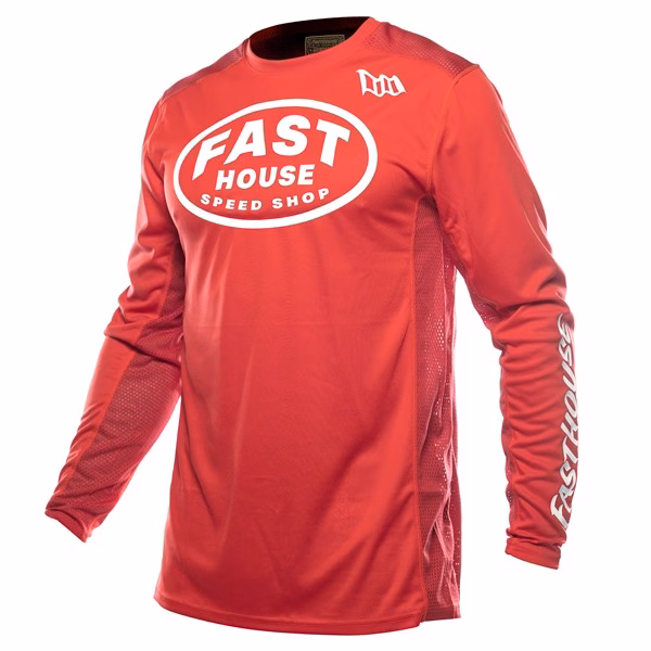 Fasthouse Grindhouse Air-Cooled Ramble Motocross Jersey Red