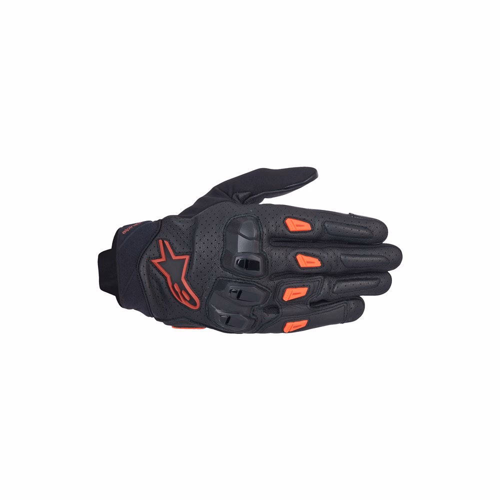 Alpinestars SP X 7 Roads Gloves Black/Dark Red/Red Fluoro