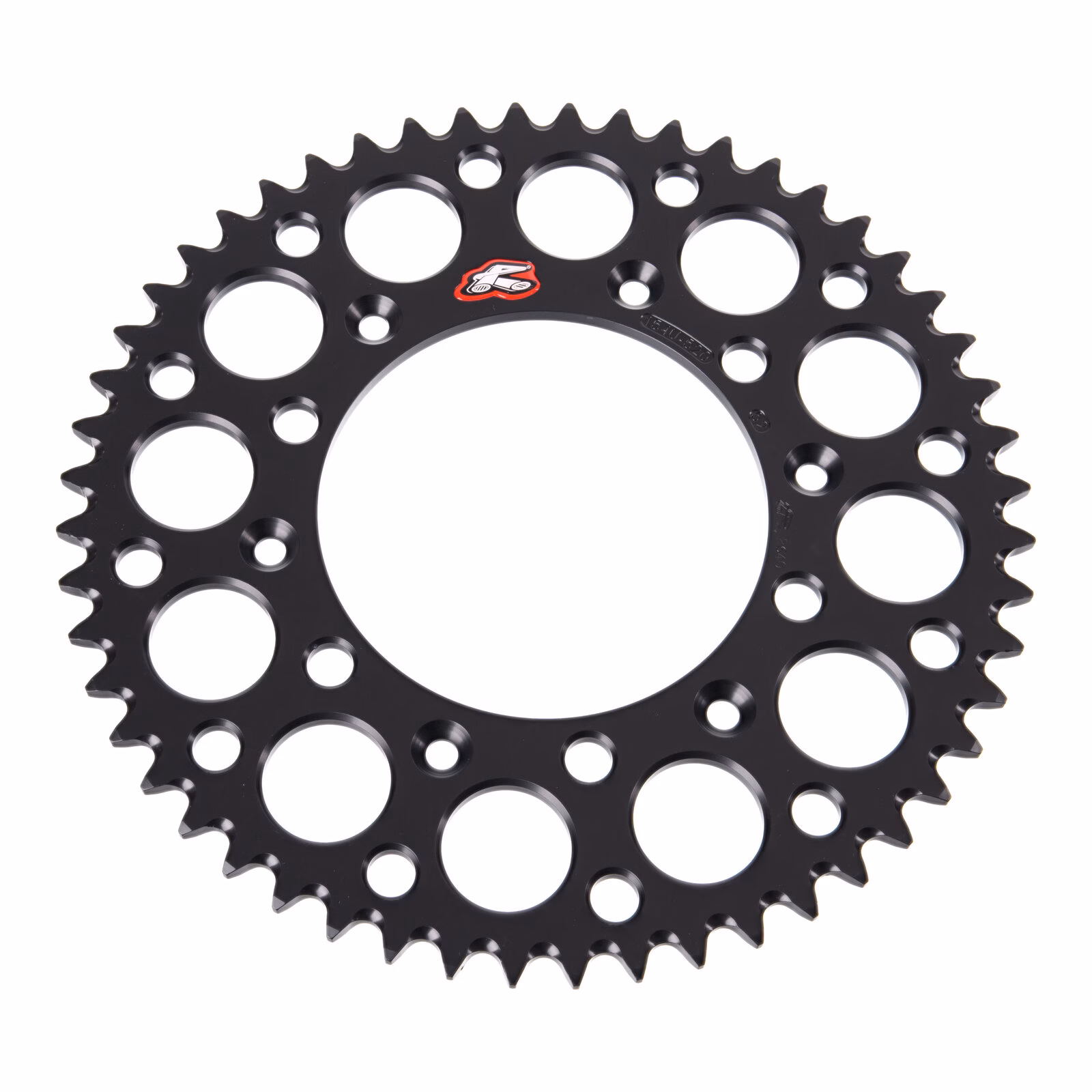 Renthal Sprocket Rear Black 52T Alloy 7075 T6 Grooved - Image 2