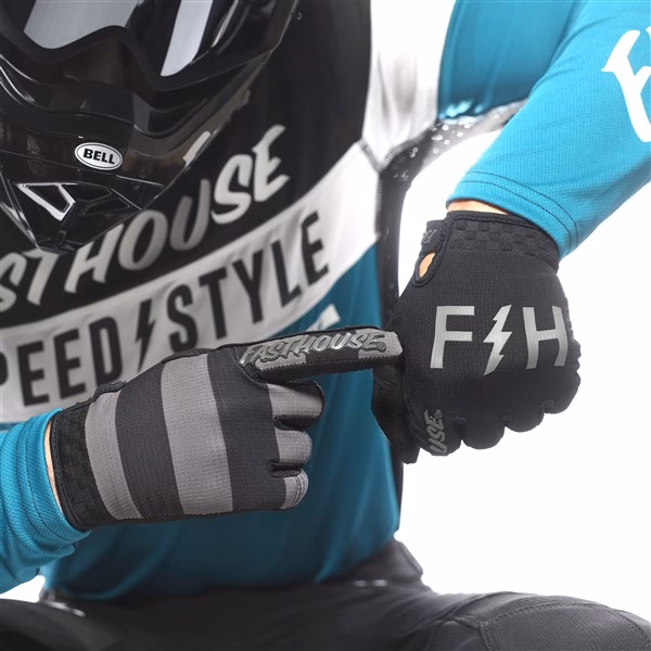 Fasthouse Speed Style Akin Motocross Glove Black/Gray