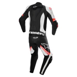 Alpinestars Missile v2 Ward 1Pc Leather Suit Black/White/Red Fluoro - Image 2