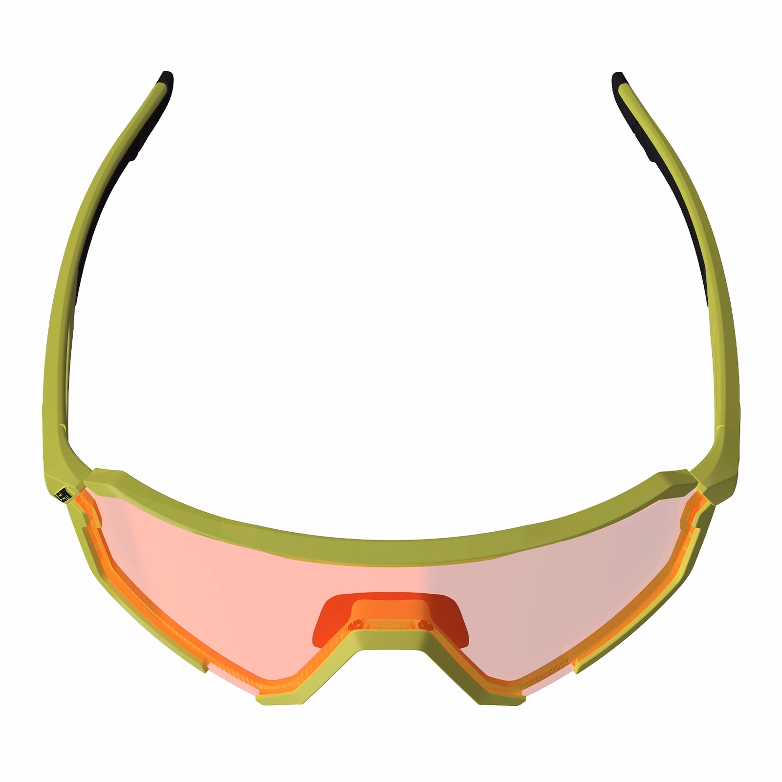 Leatt Rideviz Pro Sunglasses - Neon Yellow Iriz Cryztal Red (13 VLT) - Image 5