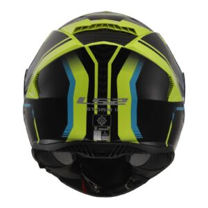 LS2 FF800 Storm II - Tracker Road Helmet Black / High Visibility Yellow - Image 5