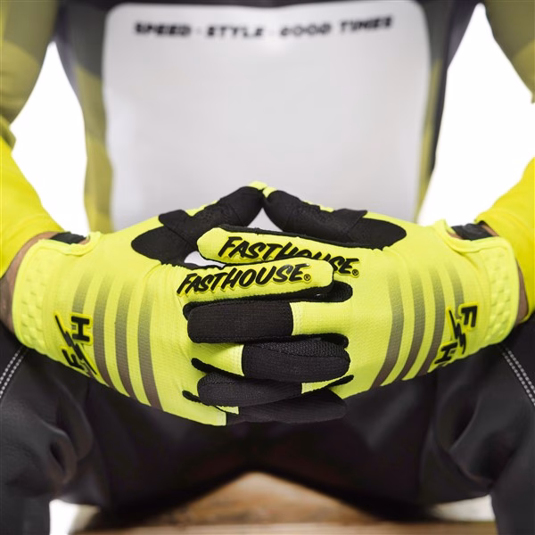 Fasthouse Elrod HyperSonic Motocross Glove High-Viz
