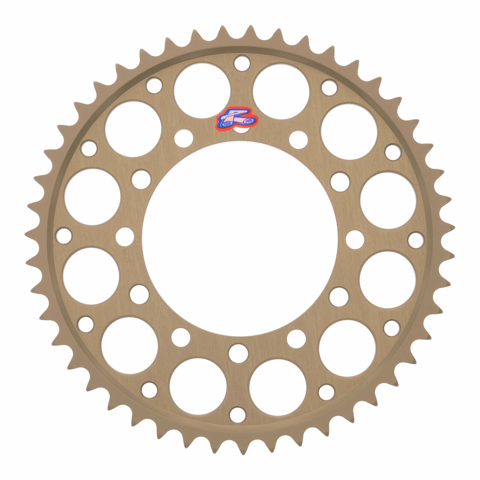 Renthal Sprocket Rear Silver 47T Alloy 7075 T6 Grooved Kawasaki - Image 1