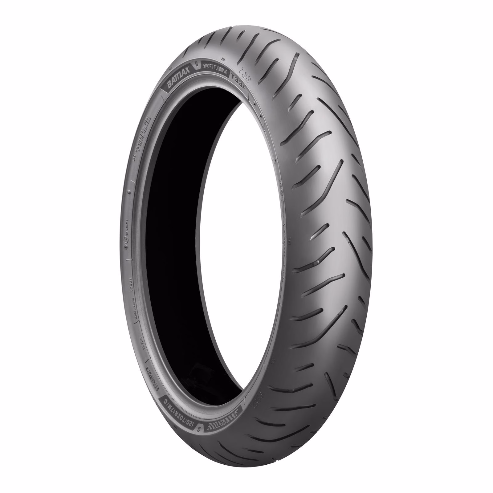 Bridgestone Battlax T33 Sport Touring Tyre Front 120/70x18 (Radial) - Image 2