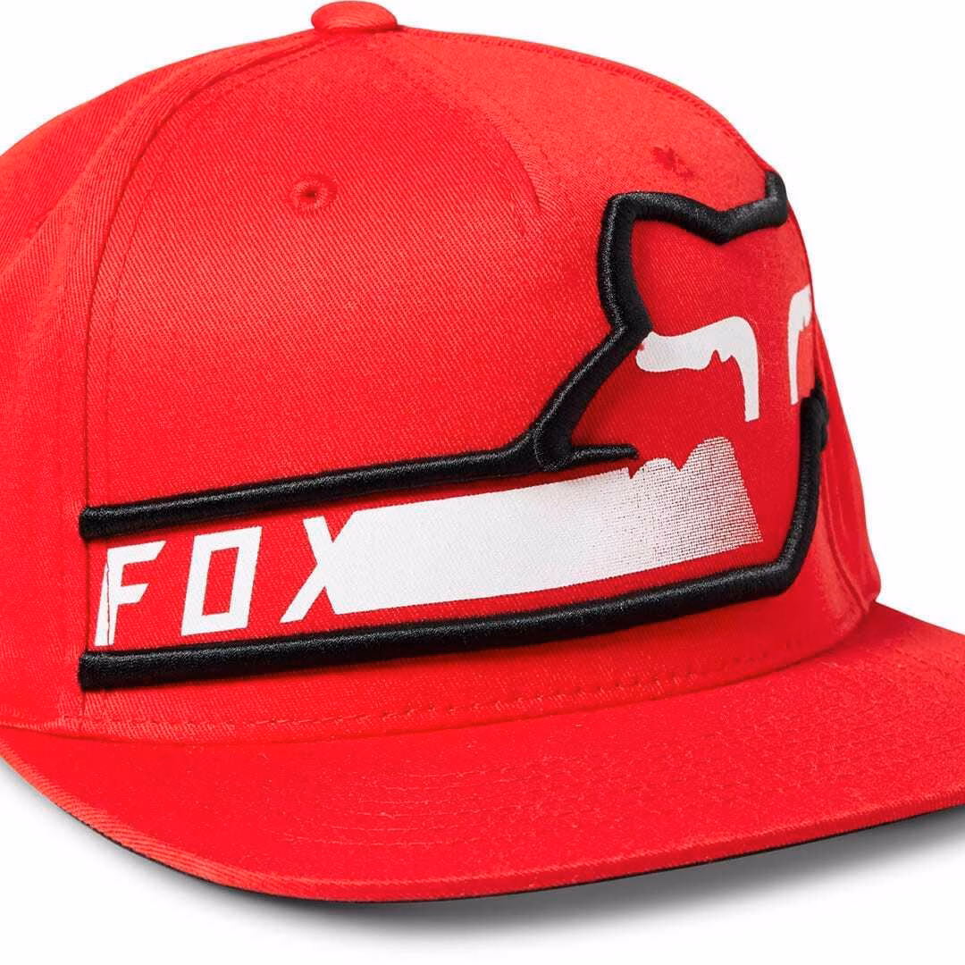 Fox Vizen Snapback Flame Red - Image 1