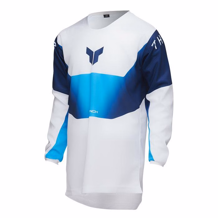 Thor Launch Storm Motocross Jersey Youth White
