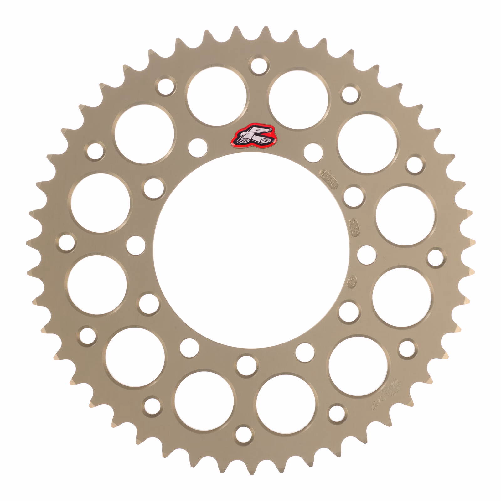 Renthal Sprocket Rear Hard Anodised 47T 47P-HA Ultralight - Image 1