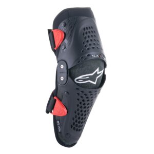 Alpinestars SX-1 Youth Knee Guards Black/Red - Image 1