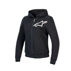 Alpinestars Stella Chrome v2 Sport Hoodie Black/White - Image 1