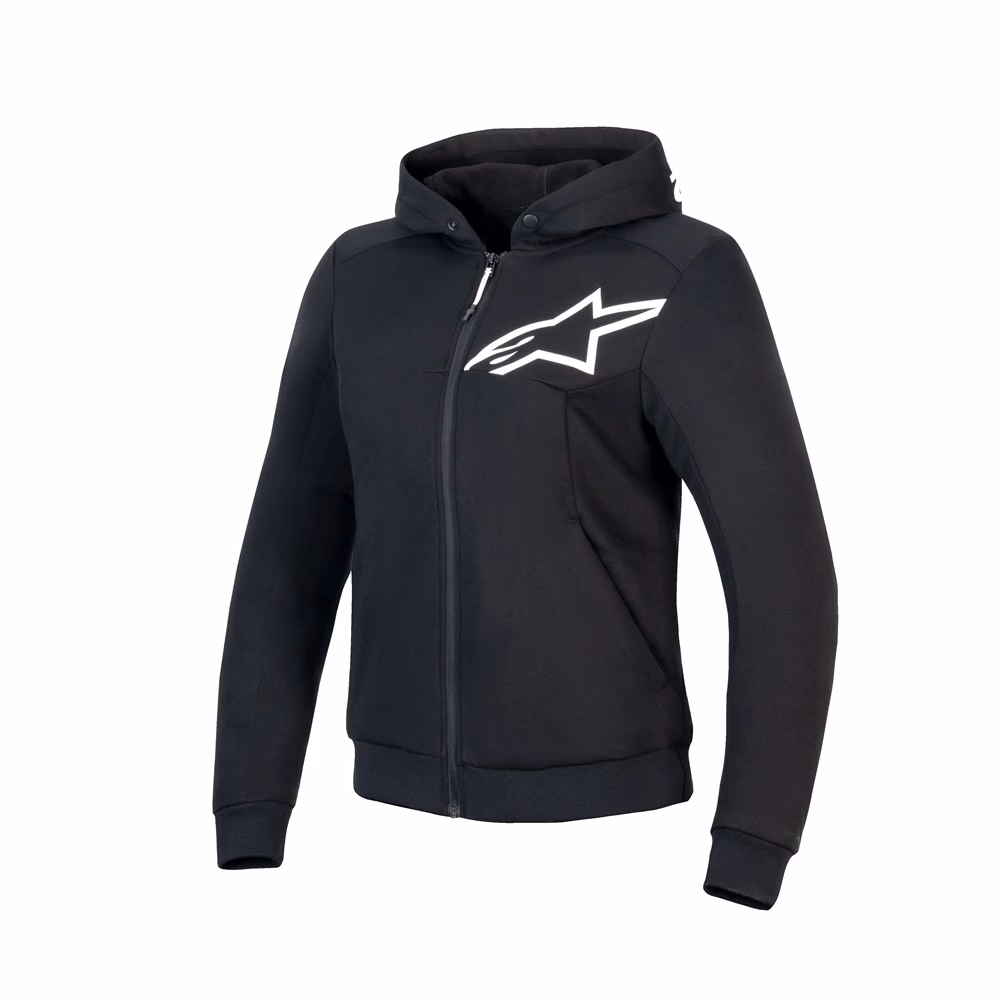 Alpinestars Stella Chrome v2 Sport Hoodie Black/White