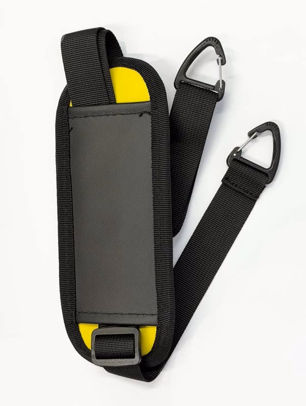 GIVI SHOULDER STRAP SOFT LUGGAGE -L 62-113 CM - W 2.6 CM -YELLOW PAD