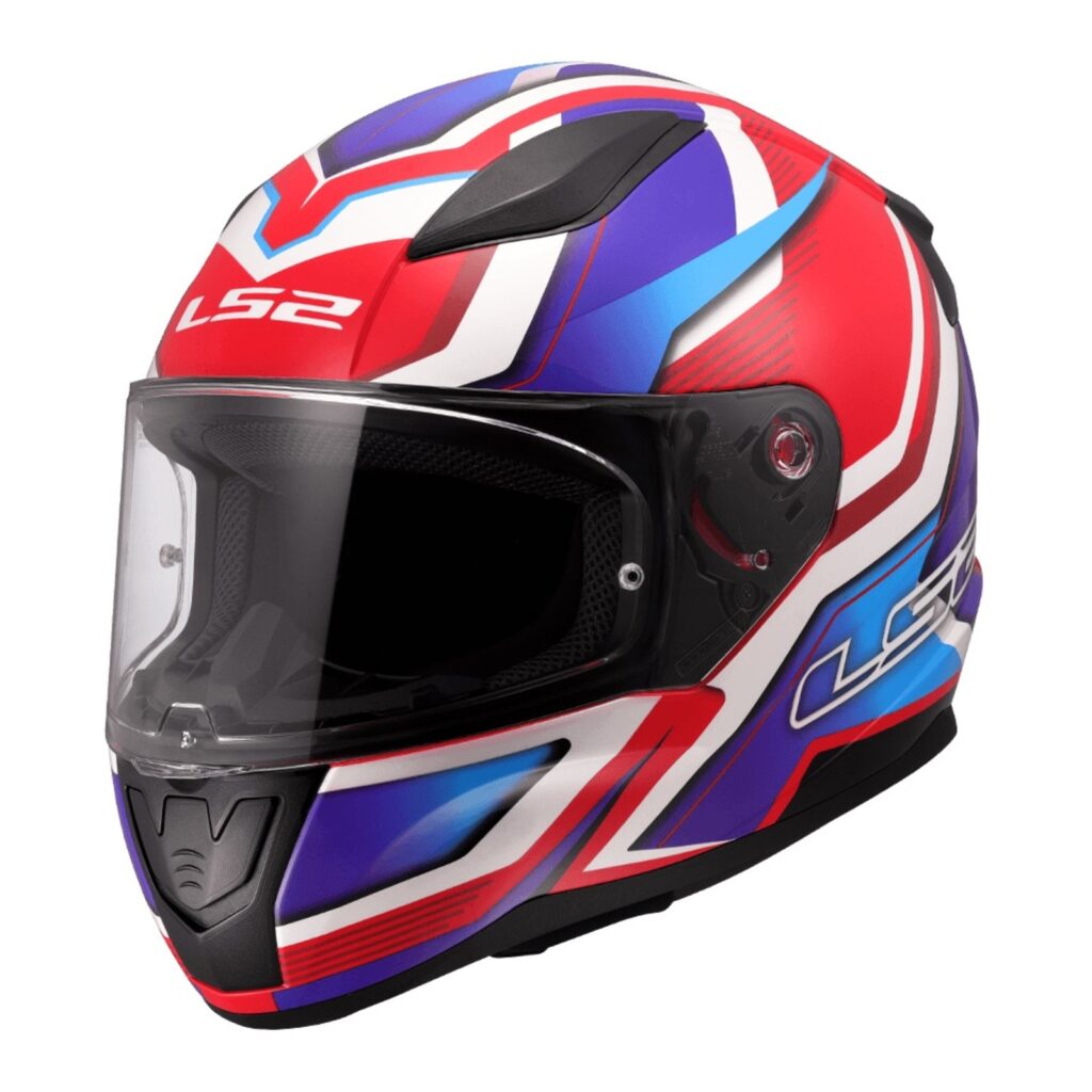 LS2 FF353 Rapid II Flitz Road Helmet White / Blue / Red