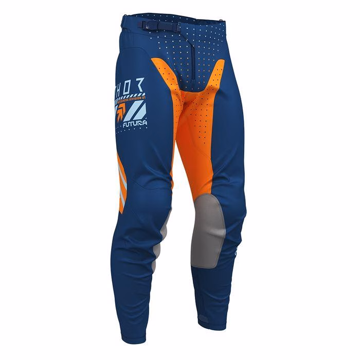 Thor MX Launchmode Futura Motocross Pants Navy/Orange