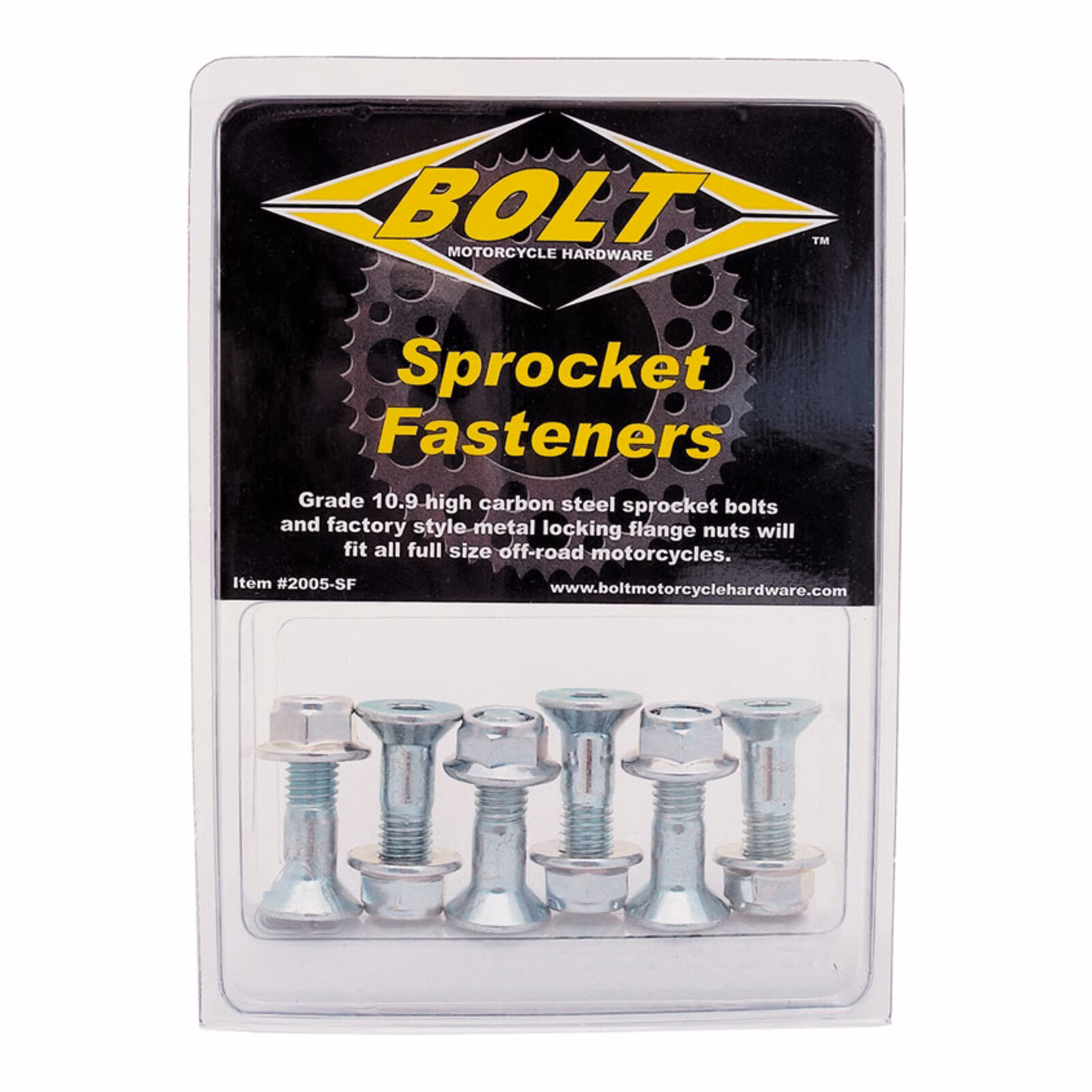 BOLT HUB-SAVERS SPROCKET BOLTS/NUTS -CRF Style - Image 2