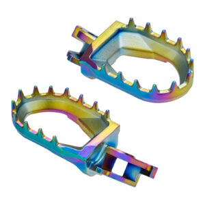 Zeta Max Foot Pegs KX – Oilslick - Image 1
