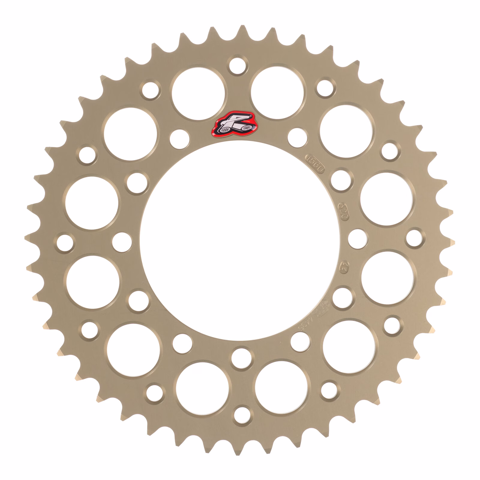 Renthal Sprocket Rear Hard Anodised 44T 44P-HA Ultralight - Image 1