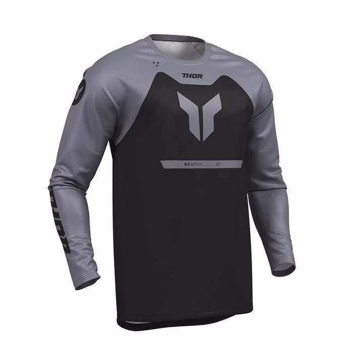 Thor MX Ridemode Menace Motocross Jersey Black