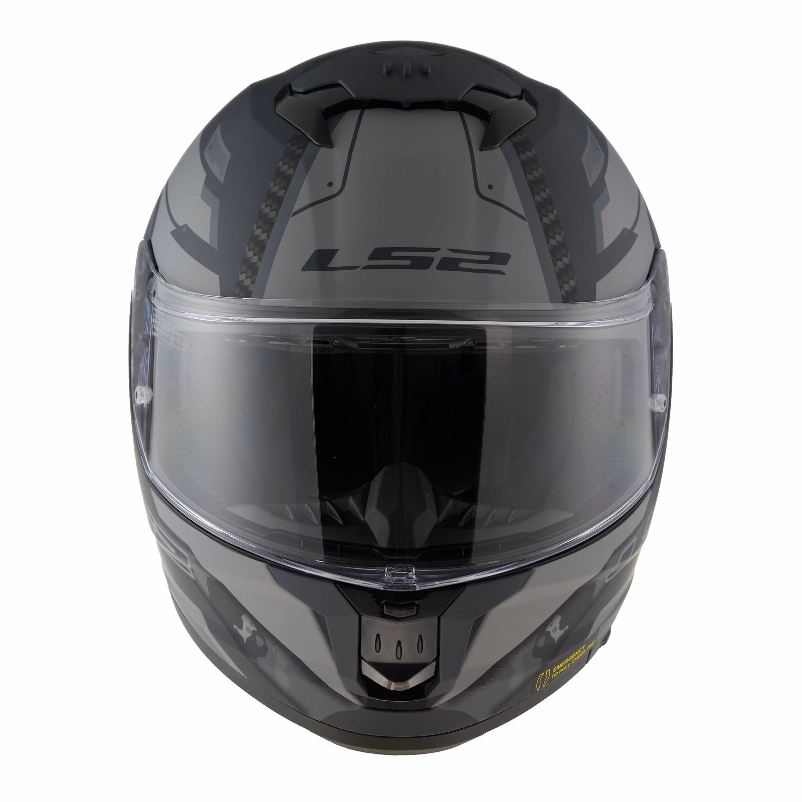 LS2 FF808 Stream II Shadow Road Helmet Matte Titanium / Grey - Image 18