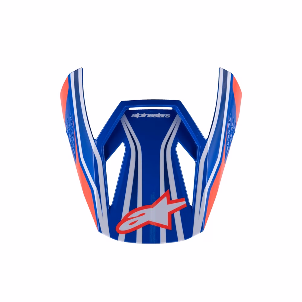 S-M3 Youth Visor Wurx Blue/Red/White/Black Gloss
