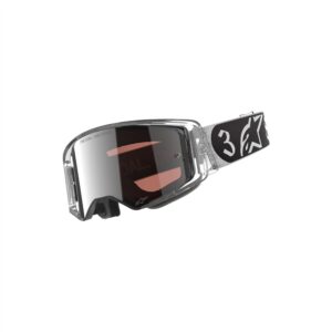 Alpinestars DNGR38 Supertech Motocross Goggle Silver/Black - Image 1