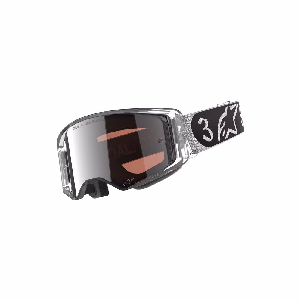 Alpinestars DNGR38 Supertech Motocross Goggle Silver/Black