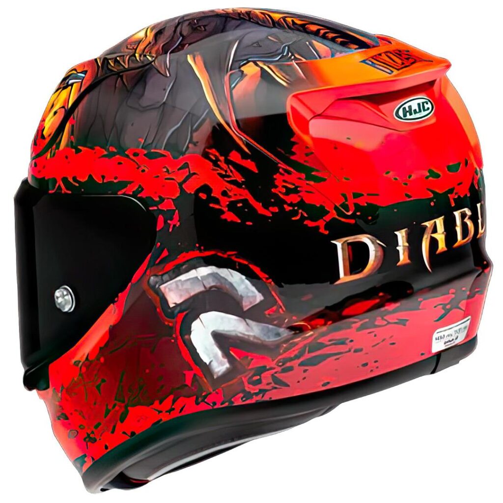 HJC RPHA12 Diablo Blizzard MC1 Road Helmet