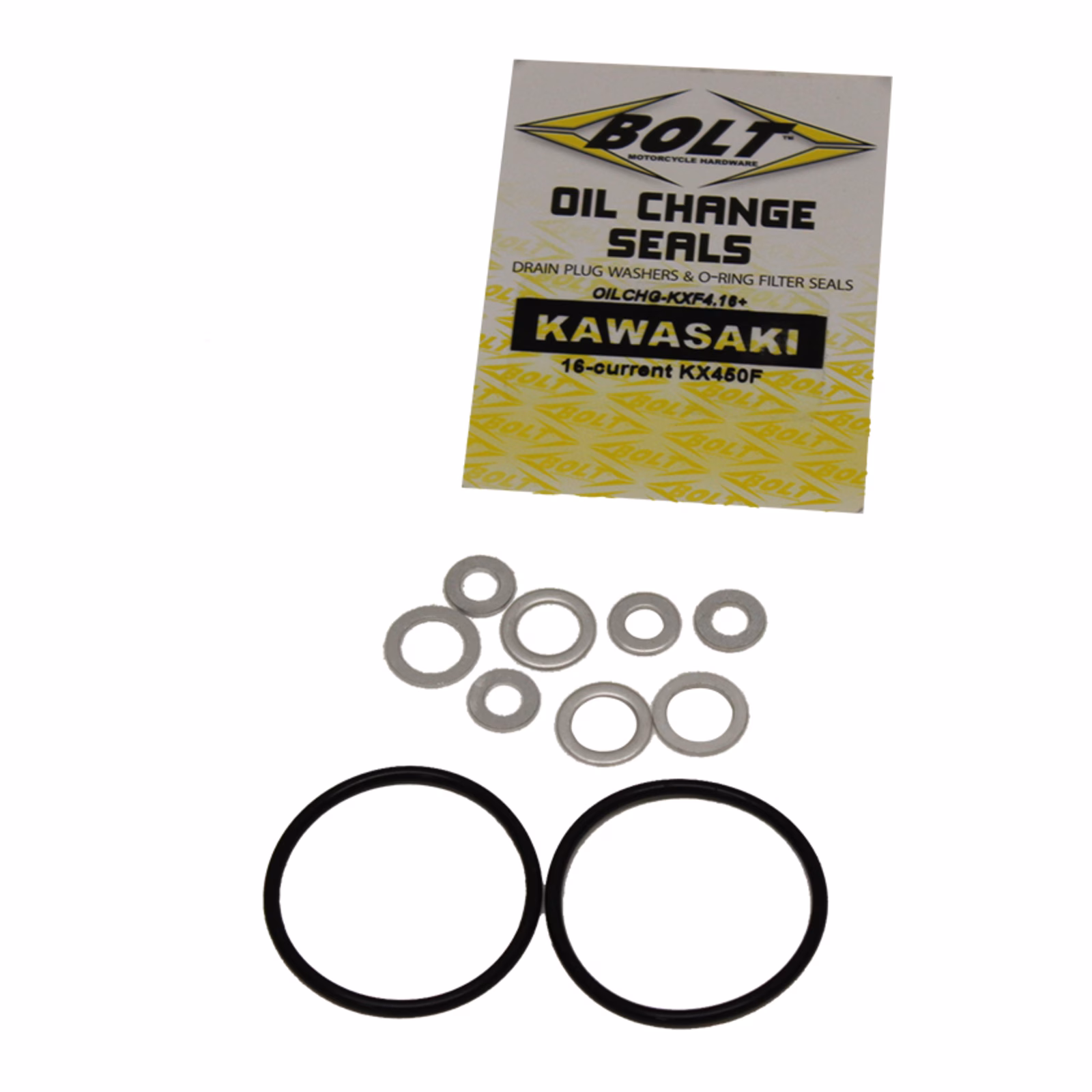 BOLT OIL CHANGE KIT KAW KX450F 16- - O-Rings/Crush washers - Image 1