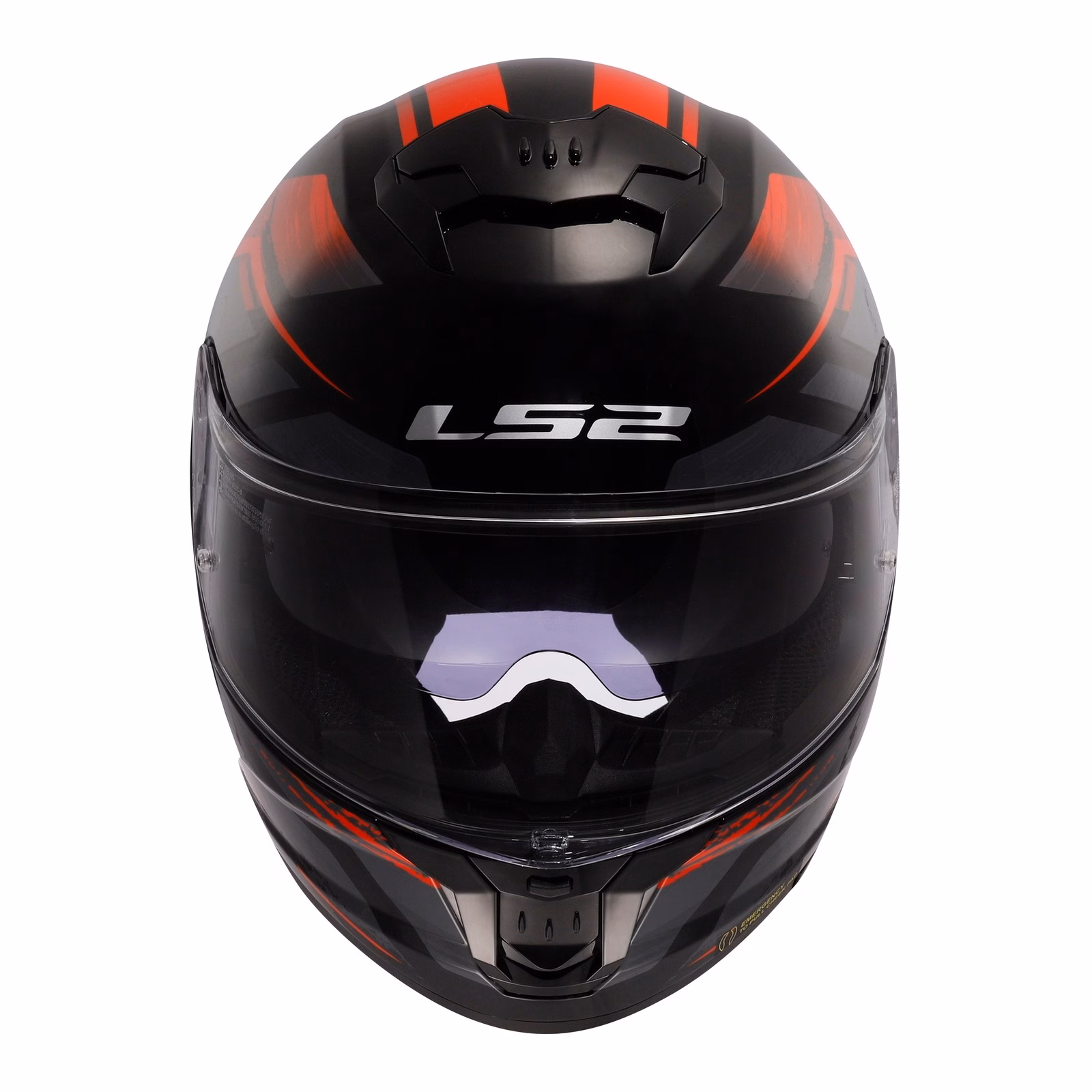 LS2 FF808 Stream II Fury Road Helmet Black / Red - Image 7