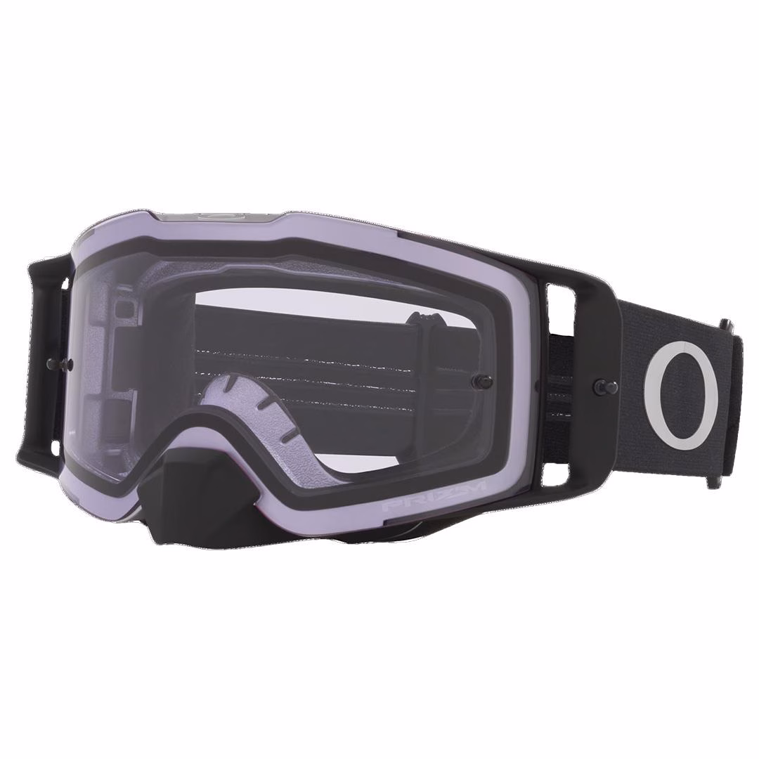 Oakley Front Line Motocross Goggles TuffBlocks Blk/Gunmetal w/ PRIZM Low Light - Image 1