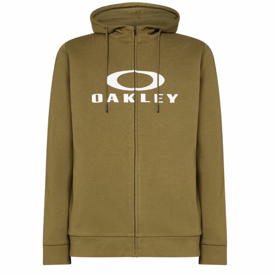 Oakley Bark FZ Hoodie 2.0 Hoodie Army Green - Image 1