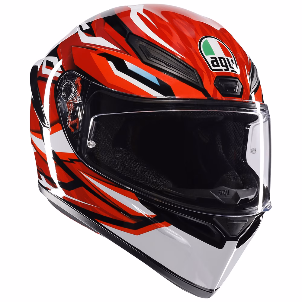 AGV K1 S Road Helmet Lion Black/Red/White