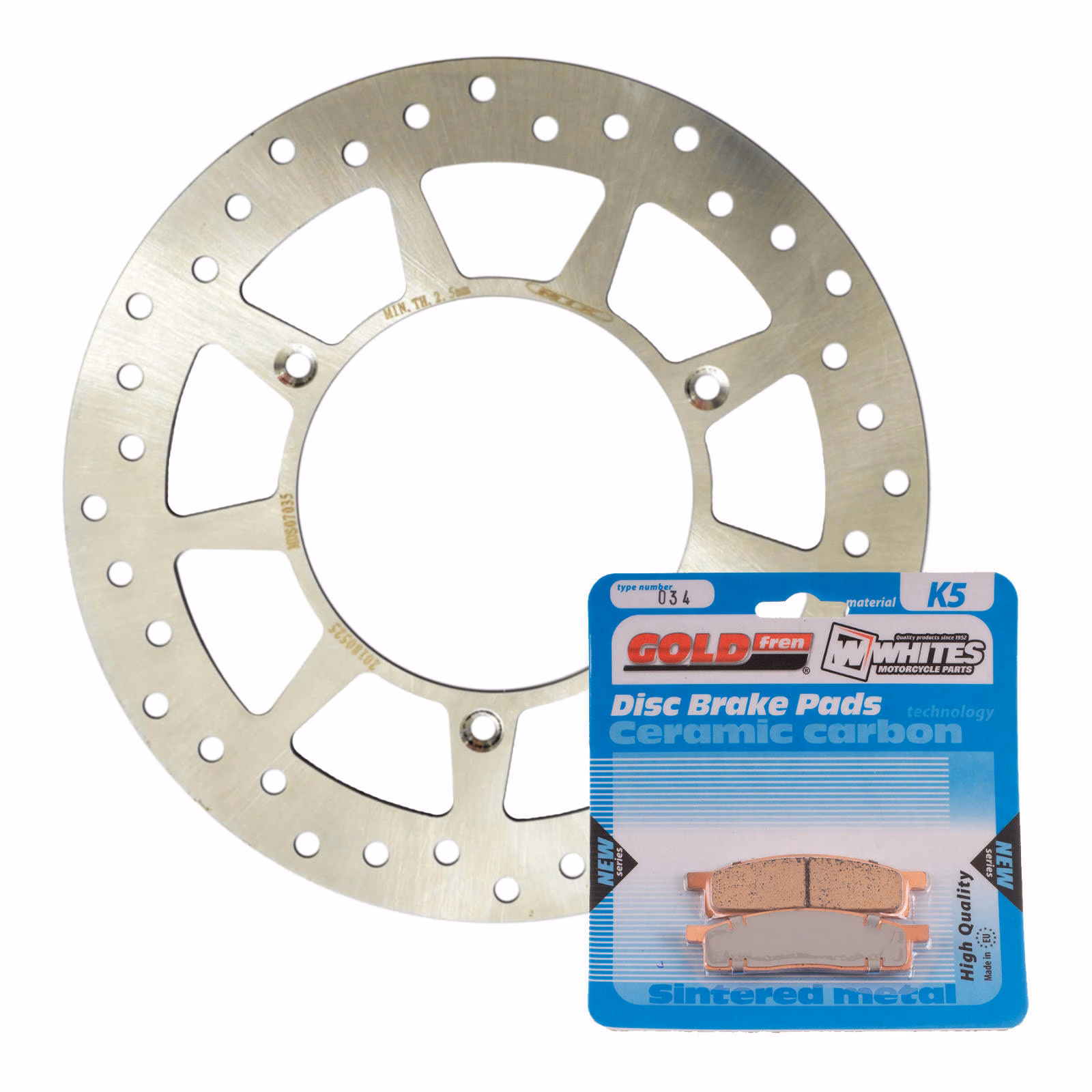 Brake Disc & Pad Front Kit - Yamaha YZ85 / LW '02-'20 - Image 1