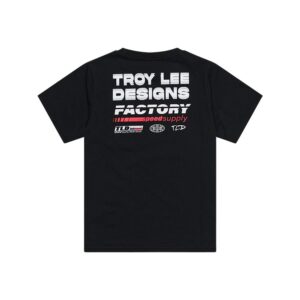 Troy Lee Designs Factory Tee Youth Black - Image 2