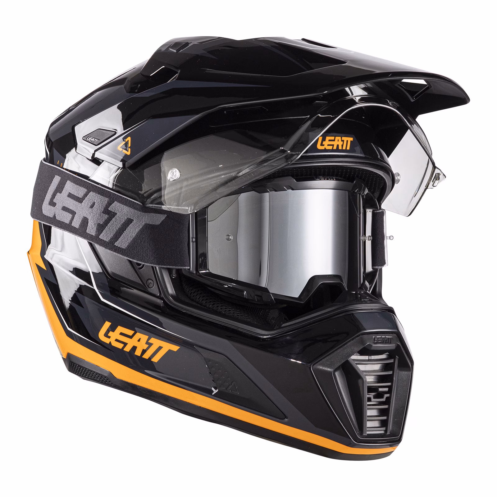 Leatt 7.5 ADV Helmet Kit - Black/Orange - Image 2