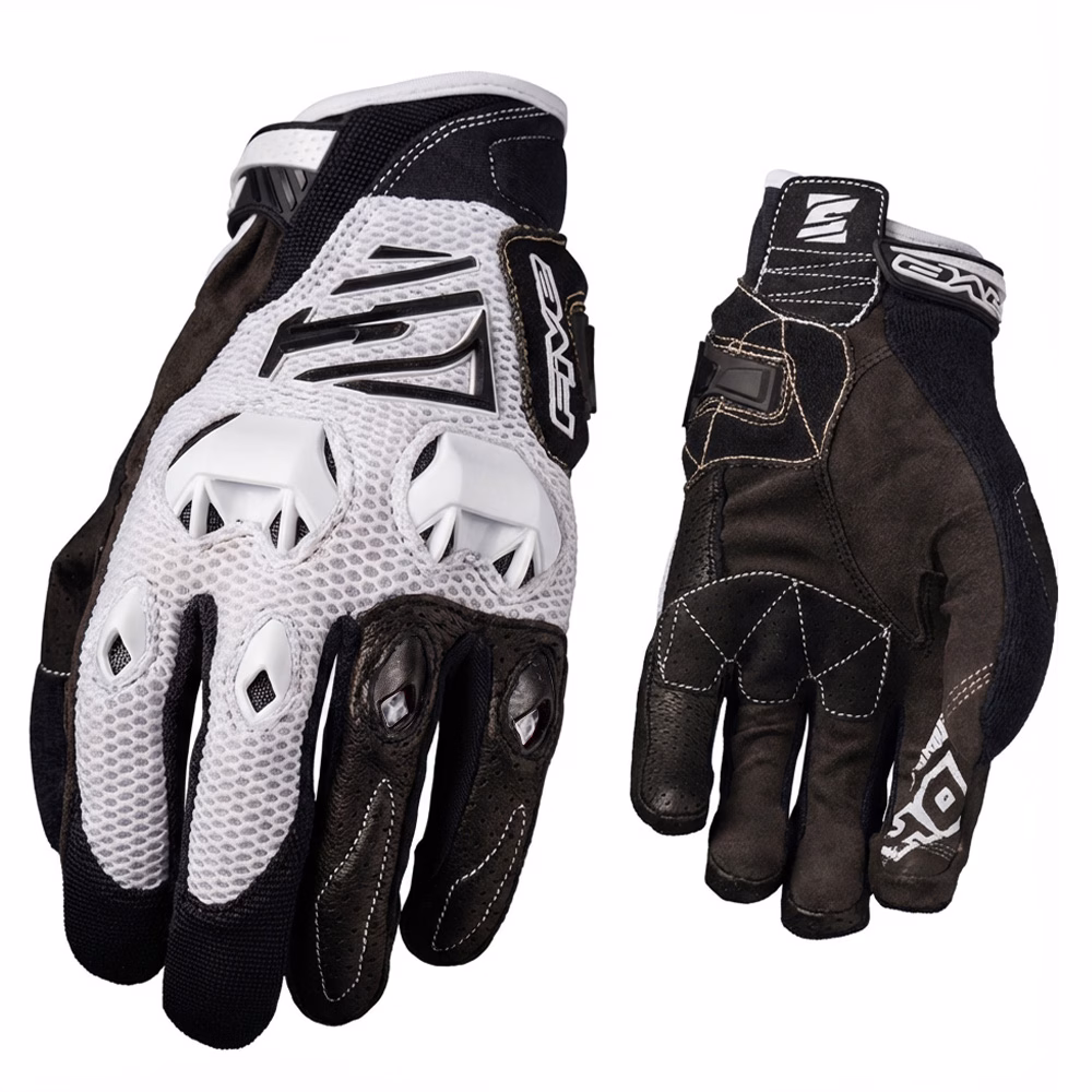 FIVE DH MTB Gloves White/Black