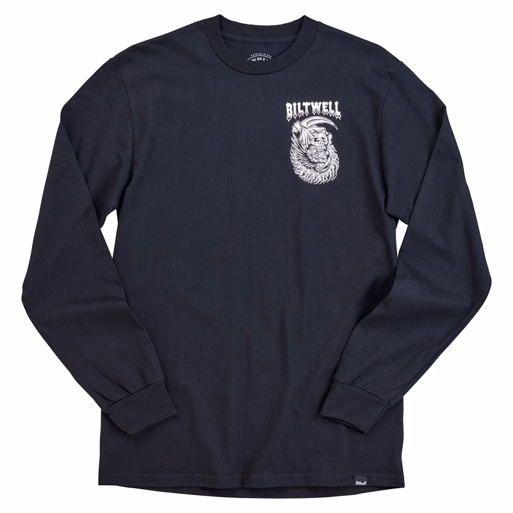 Biltwell Creep Long Sleeve Tee Black