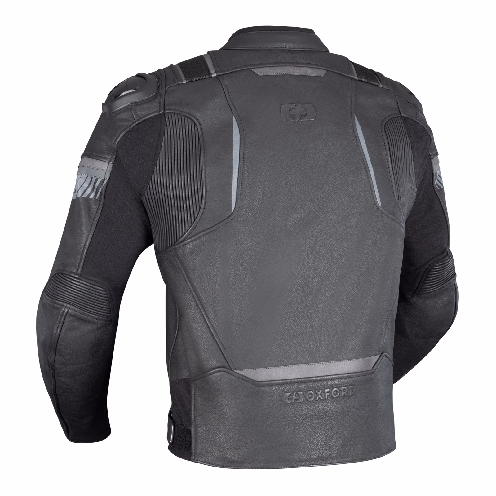 Oxford Cypher 1.0 Leather Road Jacket Stealth Black - Image 2