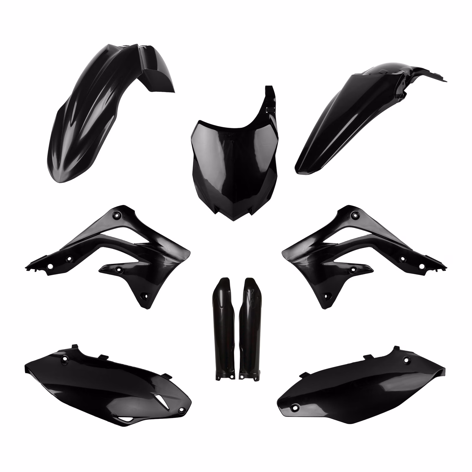 Polisport Full Kit Kawasaki KX450F '13–'15 - Black - Image 1