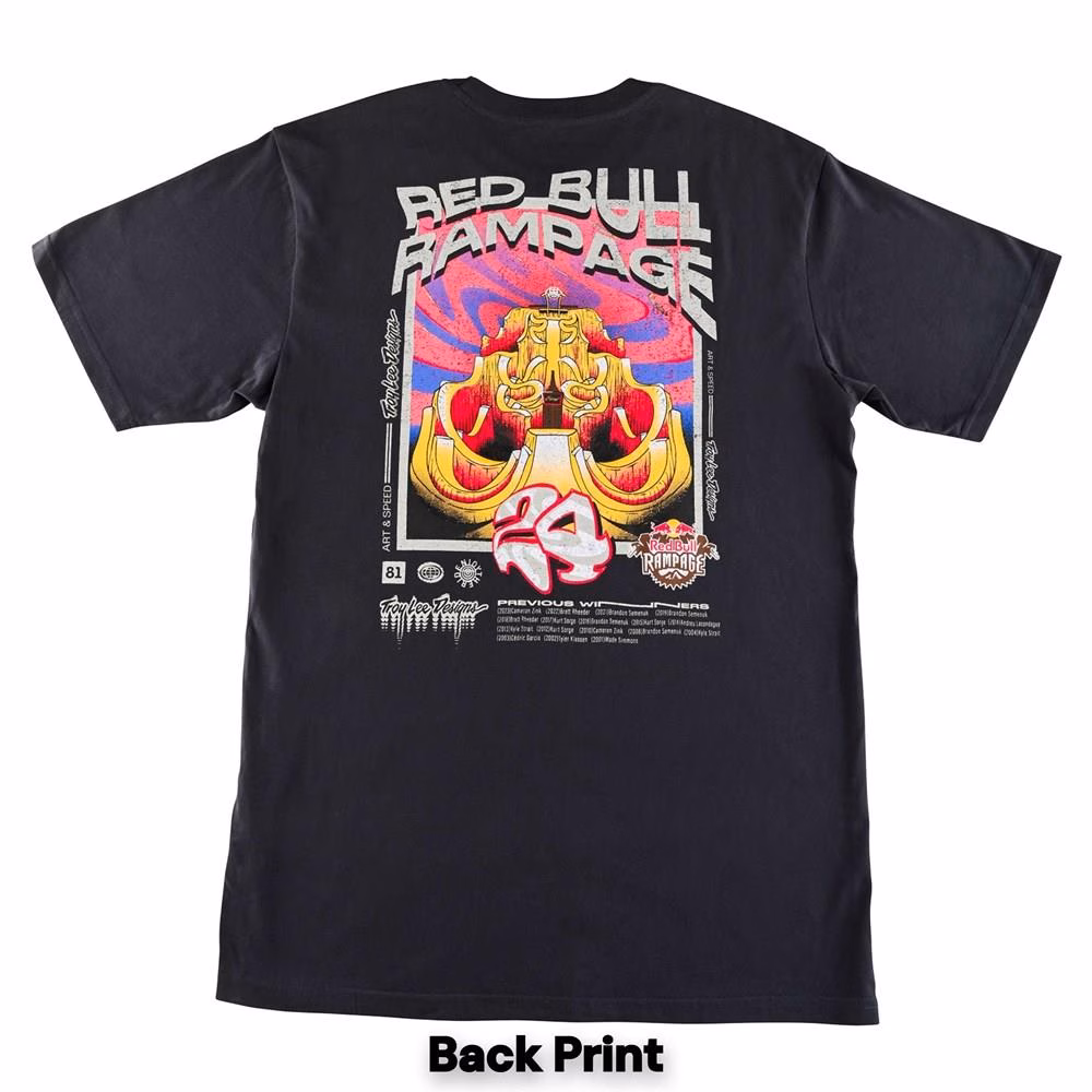 Troy Lee Designs x Redbull Rampage Altered Reality Tee Coal