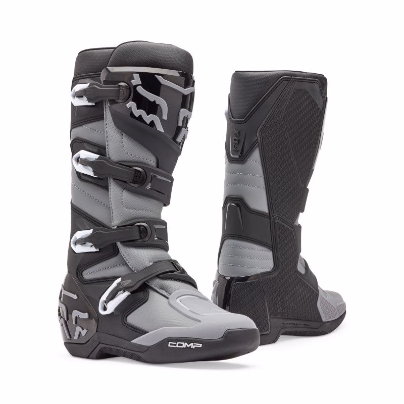 Fox Comp Core Motocross Boots Black/Grey