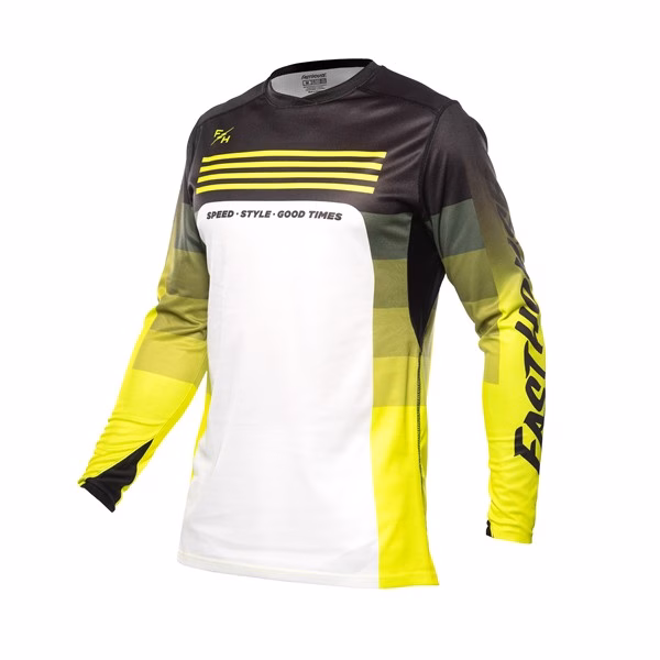 Fasthouse Elrod Hypersonic Motocross Jersey Youth High-Viz