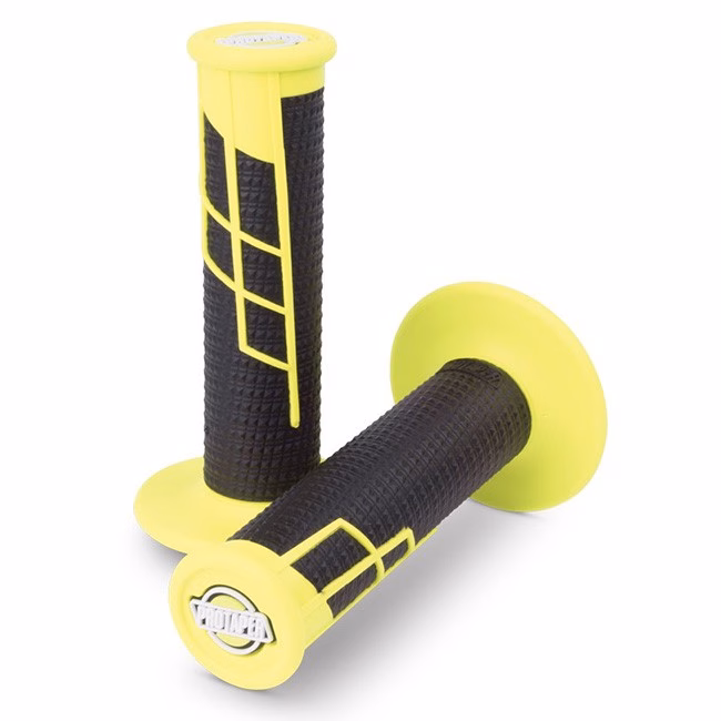 Protaper Lock On Grips 1/2 Waffle Neon