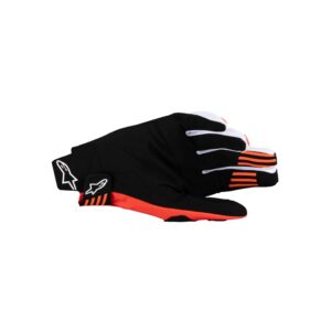 Alpinestars Techstar Motocross Gloves Black/Hot Orange - Image 2